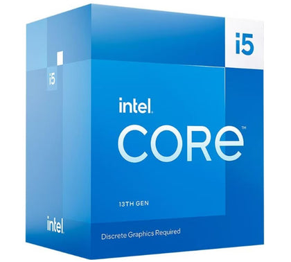 Intel Core i5 13400F CPU 3.3GHz (4.6GHz Turbo) 13th Gen LGA1700 10-Cores 16-Threads 20MB 65W Graphic Card Required Retail Raptor Lake with Fan