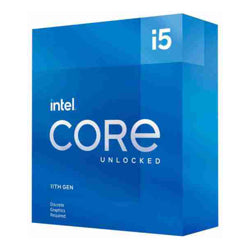Intel i5-11600KF CPU 3.9GHz (4.9GHz Turbo) 11th Gen LGA1200 6-Cores 12-Threads 12MB 125W Graphic Card Required Unlocked Retail Box 3yrs