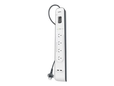 Belkin 4-Outlet Surge Protector with 2.4 Amp USB Charging Port