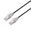 BluPeak 1M Ultra Thin CAT6A UTP LAN Cable - Black