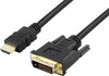 BLUPEAK 2M HDMI Male to DVI Male Cable