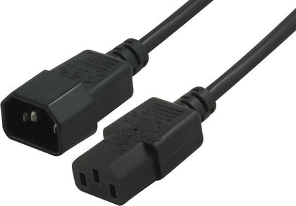 BLUPEAK 50cm Power Cable C13 Female to C14 Male