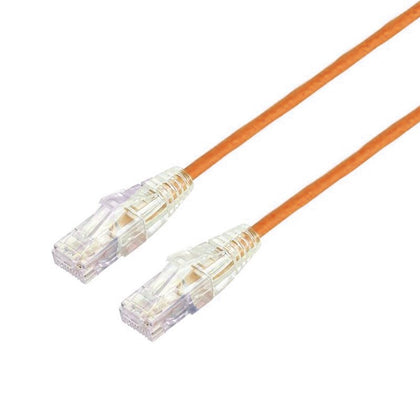 BLUPEAK 1M Ultra Thin CAT6A UTP LAN Cable - Orange