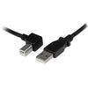 StarTech 1m USB2.0 to Left Angle USB-B Cable
