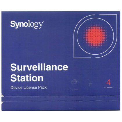 (VIRTUAL) Synology Surveillance Device License Pack For Synology NAS - 4 Additional Licenses