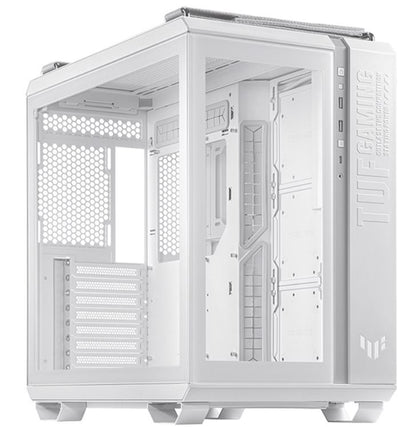 ASUS GT502 TUF Gaming Case White ATX Mid Tower Case,Tool-Free Side Panels,Tempered Glass,8 Expansion Slots,4 x 2.5'/3.5' Combo Bay