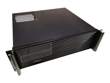 TGC Rack Mountable Server Chassis 3U 380mm, 8x 3.5' Fixed Bays, (7x w/mITX MB), up to ATX Motherboard, 4x FH PCIe, ATX PSU Required