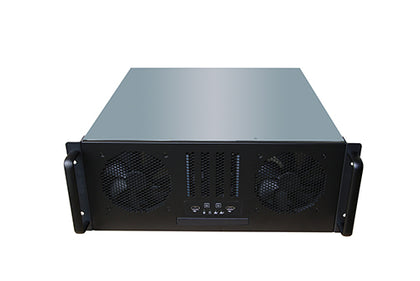 TGC Rack Mountable Server Chassis 4U 450mm, 4x 3.5' Fixed Bays, 1x 2.5' Fixed Bay, up to ATX Motherboard, 7x FH PCIe, ATX PSU Required