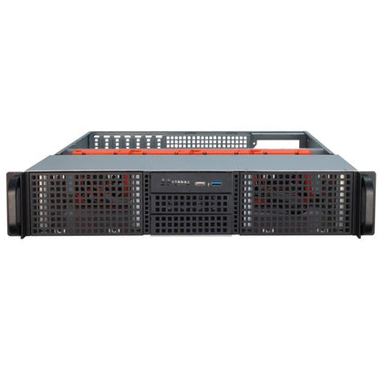 TGC Rack Mountable Server Chassis 2U 650mm, 9x 3.5' Fixed Bays, up to E-ATX Motherboard, 7x LP PCIe, ATX 80mm or 2U PSU Required