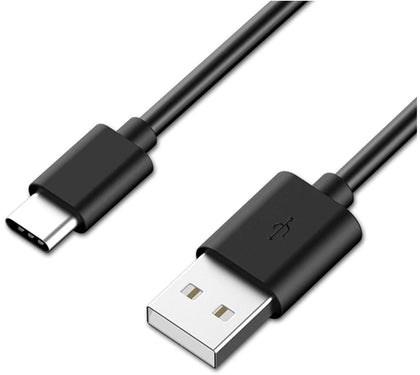 Astrotek 1m USB-C Type-C Data Sync Charger Cable Black Strong Braided Heavy Duty Charging for Samsung Galaxy Note 8 S8 Plus LG Google Macbook