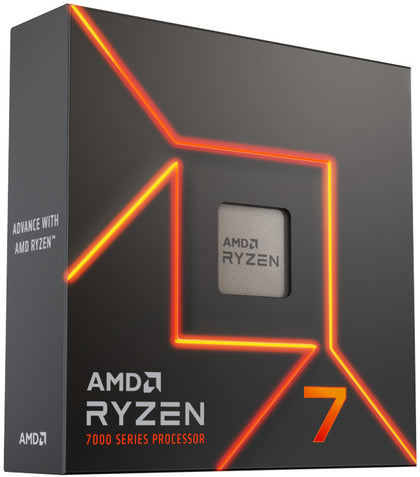 AMD Ryzen 7 7700 8 Cores / 16 Threads, 65 watts, Max Freq 5.3Ghz, 40MB Cache, Wraith Prism Cooler & Radeon Graphics