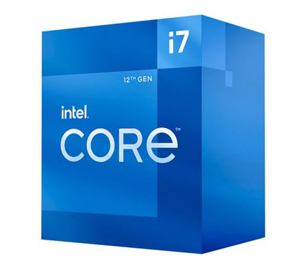 Intel i7-12700F CPU 3.6GHz (4.9GHz Turbo) 12th Gen LGA1700 12-Cores 20-Threads 25MB 65W Graphic Card Required Retail Box Alder Lake with fan