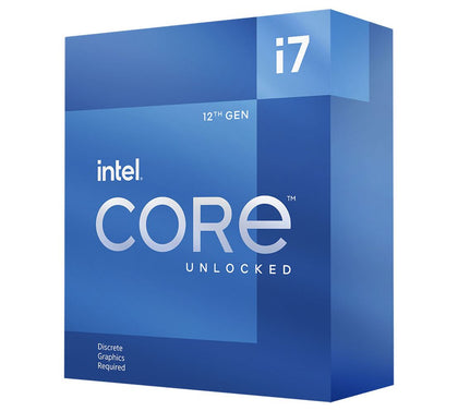 Intel i7-12700KF CPU 3.6GHz (5.0GHz Turbo) 12th Gen LGA1700 12-Cores 20-Threads 25MB 125W Graphic Card Required Unlocked Retail Box Alder Lake no Fan