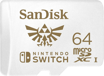 SanDisk 64GB microSD UHS-I Card for Nintendo Switch 100MB/s 60MB/s -25ºC to 85ºC microSDHC microSDXC microSDHC UHS-I microSDXC UHS-I