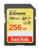 SanDisk 256GB Extreme SD UHS-I Memory Card 150MB/s Full HD & 4K UHD Class 30 Speed Shock Proof Temperature Proof Water Proof X-ray Proof Digital Camer