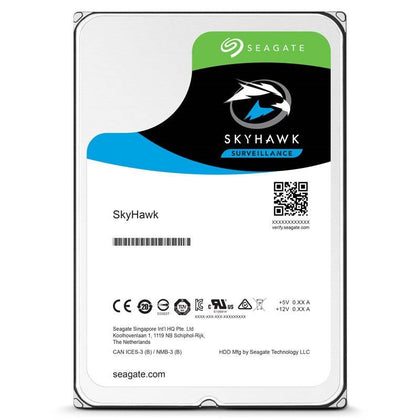 Seagate 6TB 3.5' SkyHawk 256MB SATA HDD, Surveillance Optimized, NVR Ready, ImagePerfect 3 Years Warranty