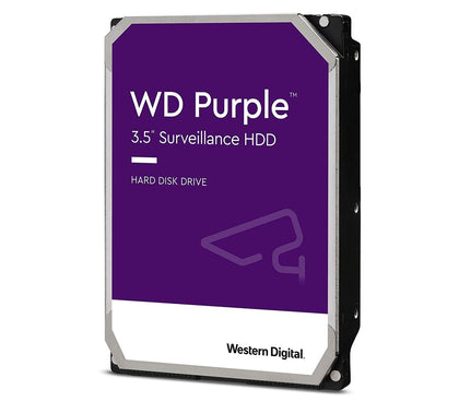 (LS) Western Digital WD Purple 2TB 3.5' Surveillance HDD 5400RPM 64MB SATA3 145MB/s 180TBW 24x7 64 Cameras AV NVR DVR 1.5mil MTBF 3yrs (LS> WD23PURZ)