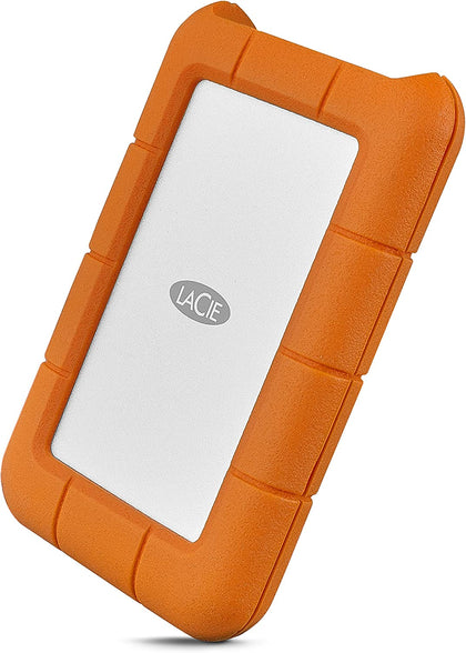 LaCie 5TB Rugged USB Type-C External Portable Hard Drive - 3 Years Limited Warranty , USB 3.0 or USB 2.0 port