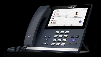 Yealink MP56 Microsoft IP Phone, Android 9, 7' 800x480 Capacitive Touch Screen, Built in BT, Dual Band WI-FI, USB, Dual Gigabit, PoE, Teams Edition