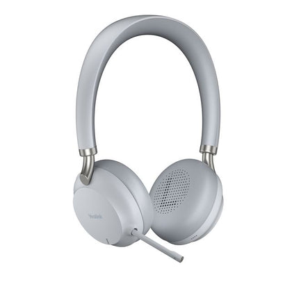 Yealink BH72 Lite Teams certified, Bluetooth Wireless Stereo Headset, Grey, USB-A, USB Cable Charging only, Rectractable Microphone,40hrs battery life