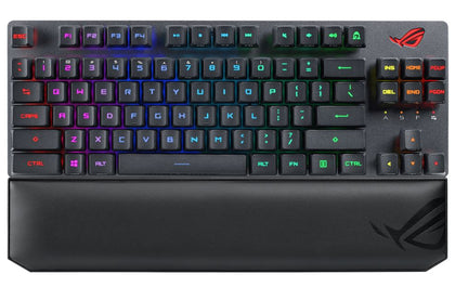 ASUS X807 ROG STRIX SCOPE RX TKL Blue Switch Wireless Deluxe Gaming Keyboard, 80% TKL For FPS Gamers, ROG RX Mechanical Switches, RGB