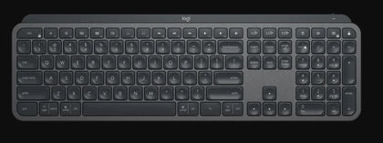 (LS) Logitech MX Keys Advanced Wireless Illuminated Keyboard - USB-C Rechargeable Connect via USB receiver or Bluetooth Low Energy Technology