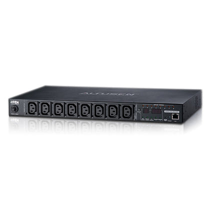 *PROMO* *SOH only* Aten 8-Port 10A Eco Power Distribution Unit - PDU over IP, 1U Rack Mount Design, Control and Monitor Power Status (PE6108G)