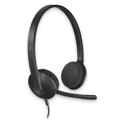 Logitech Wired USB Headset H340, Black, Noise Cancelling MIC, 1.8m Cable - Limited Stock