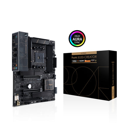 ASUS AMD B550 ProArt B550-CREATOR (Ryzen AM4) ATX Motherboard,PCIe® 4.0, dual Thunderbolt™ 4 Type-C ports, dual Intel® 2.5Gb Ethernet, dual M.2