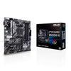 ASUS AMD B550 PRIME B550M-A (Ryzen AM4) mATX MB, Dual M.2, PCIe 4.0, 1Gb Ethernet, HDMI/D-Sub/DVI, SATA 6Gbps, USB 3.2 Gen 2 A, Aura Sync RGB