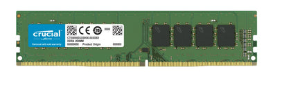 Crucial 8GB (1x8GB) DDR4 UDIMM 3200MHz CL22 Dual Ranked x8 Single Stick Desktop PC Memory RAM ~CT8G4DFS8266