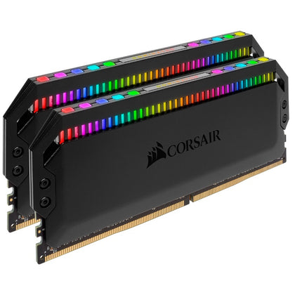 Corsair Dominator Platinum RGB 32GB (2x16GB) DDR4 3200MHz C16 XMP 2.0 Black Desktop PC Gaming Memory