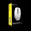 Corsair M65 RGB Ultra Wireless White Tunable FPS Gaming Mouse, CORSAIR MARKSMAN 26,000 DPI Optical Sensor, iCUE Software.