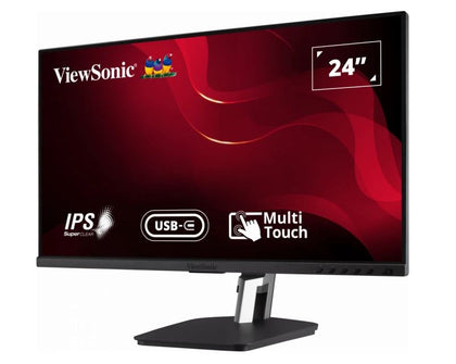 ViewSonic 24' TD2455 In-Cell 10 Point Touch Monitor with USB Type-C Input and Advanced Ergonomics, POS, Education. Shopping Centre, Real Estate