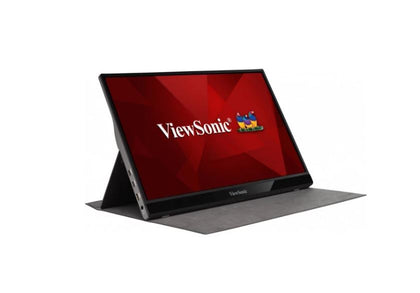 ViewSonic 16' VG1655 2x Type-C, IPS FHD, 3.5mm Audio, mHDMI x 1, Premium Quality, Durable, Laptop & Desktop Extension, 1KG Ultra Portable Monitor