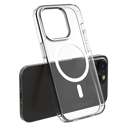 Cygnett AeroMag Apple iPhone 14 Pro Clear Protective Case - (CY4174CPAEG), Slim, Raised Edges, TPU Frame, Hard-Shell Back, Magsafe Compatible