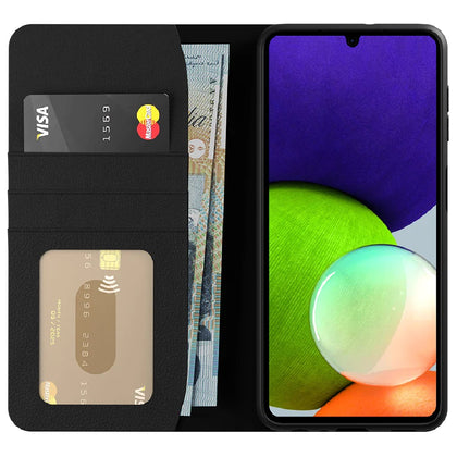Cygnett UrbanWallet Samsung Galaxy A23 5G/ Galaxy A23 4G (6.6') Wallet Case - Black(CY4099URBWT),360° Protection, Folding Stand Feature, 3x Card Slots
