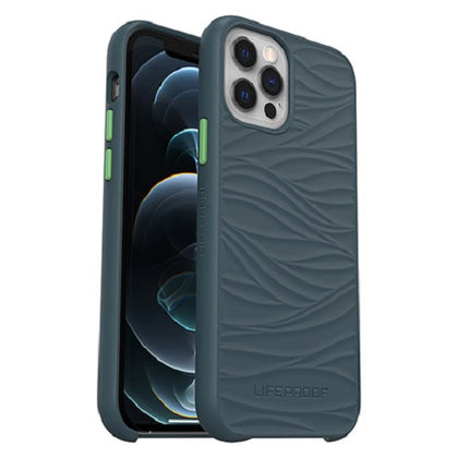 LifeProof WAKE Case for Apple iPhone 12 / iPhone 12 Pro - Neptune (Blue/Green) (77-65447), DropProof from 2M, Mellow Wave Pattern, Ultra-thin