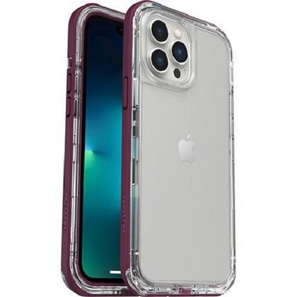 LifeProof NEXT Apple iPhone 13 Pro Max / iPhone 12 Pro Max Case Purple - (77-83527),Antimicrobial,2M DropProof,MagSafe & Wireless Compatible,DirtProof