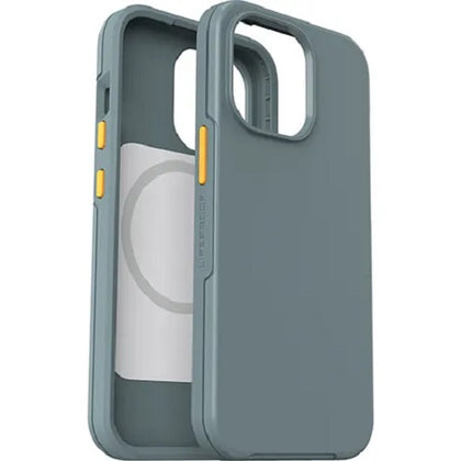 LifeProof SEE Magsafe Apple iPhone 13 Pro Case Anchors Away (Teal Grey/Orange) - (77-83699), 2M DropProof,Ultra-thin,One-Piece Design,Screenless front