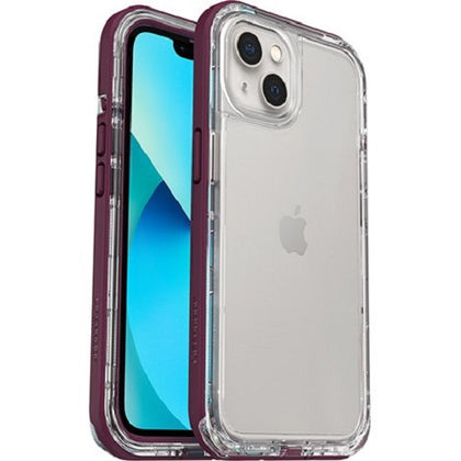 LifeProof NEXT Antimicrobial Case for Apple iPhone 13 - Essential Purple (77-85539), DropProof from 2M, DirtProof, SnowProof, Sealed Ports Block Dust