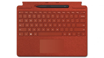 Microsoft Surface Pro 8 Signature Keyboard  with Slim Pen   -  Poppy Red