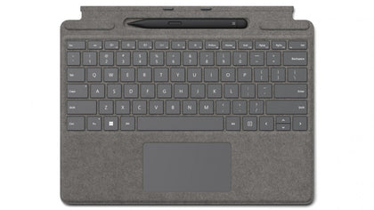 Microsoft Surface Pro 8/9/X Signature Keyboard with Slim Pen 2 Platinum Mechanical & Backlit Key Large Trackpad Cover