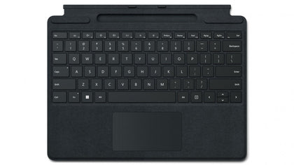 Microsoft Surface Pro 9/8/X Signature Mechanical & Backlit Key Large Trackpad Cover - Black