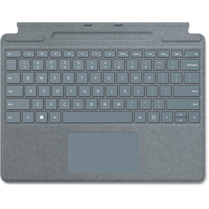 Microsoft Surface Pro 9/8/X Signature Mechanical & Backlit Key Large Trackpad Cover -  Ice Blue