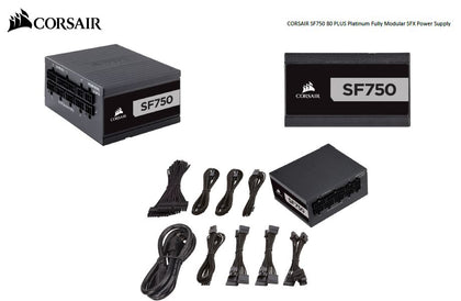 Corsair 750W SF 80+ Platinum Fully Modular 80mm FAN SFX PSU (Not ATX Standard) 7 Years Warranty (LS)
