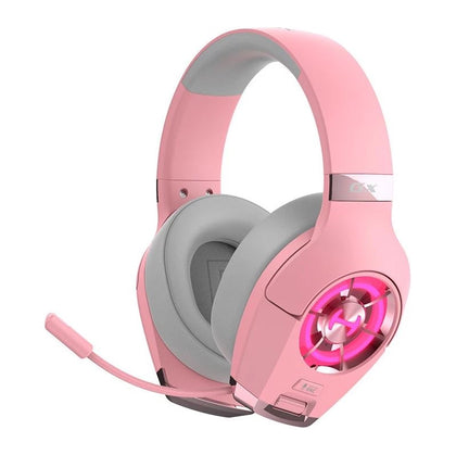 Edifier  GX Hi-Res Gaming Headset with Hi-Res, Dual Noise Cancelling Microphone, Multi-Mode, 3.5mm AUX, USB 3.0, USB-C Connection - Pink