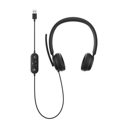 Microsoft Modern USB Headset - High-quality audio and video accessories certified for Microsoft Teams