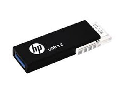 (LS) HP 718W 512GB USB 3.2  70MB/s Flash Drive Memory Stick Slide 0°C to 60°C 5V Capless Push-Pull Design External Storage for Windows 8 10 11 Mac
