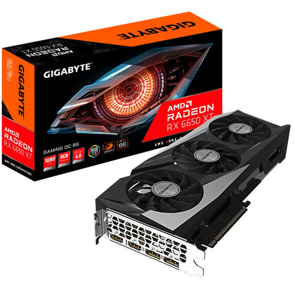 Gigabyte AMD Radeon RX 6650 XT Gaming OC 8G 1.0 Video card, PCI-E 4.0, GDDR6, 2x DP1.4a, 2x HDMI 2.1